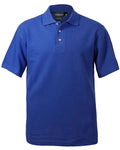 QTY 12 ALL AMERICAN CLOTHING CO. - Royal Blue Men's 100% Cotton Polo